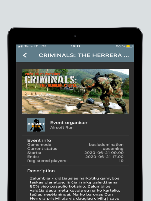 Screenshot #4 pour Airsoft Run - Events with GPS