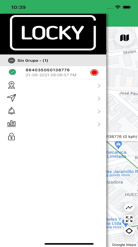 #2. LOCKY GPS LITE (iOS) Bởi: ivan brandt