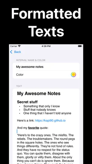 Blink Notes - Rapid Text Cover screenshot 3