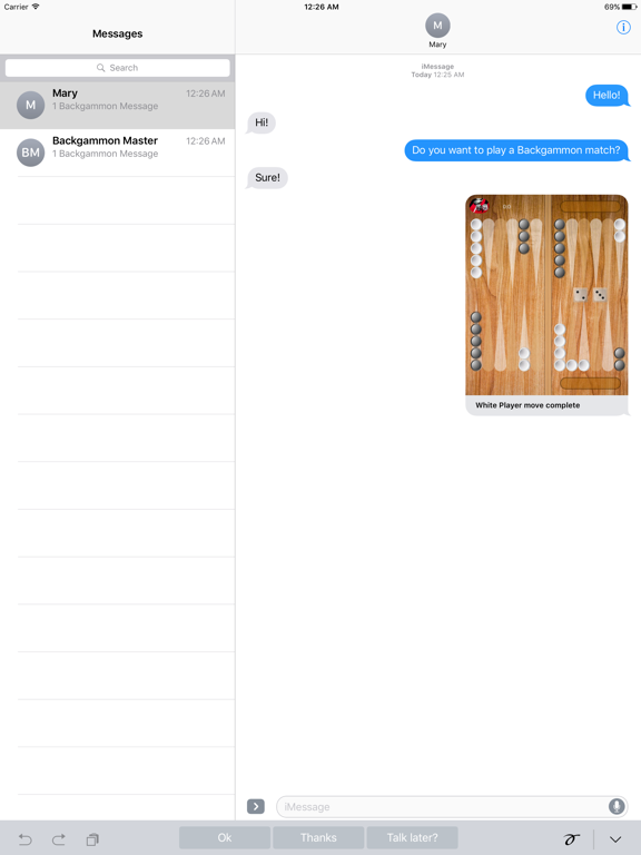 Screenshot #5 pour Backgammon Match