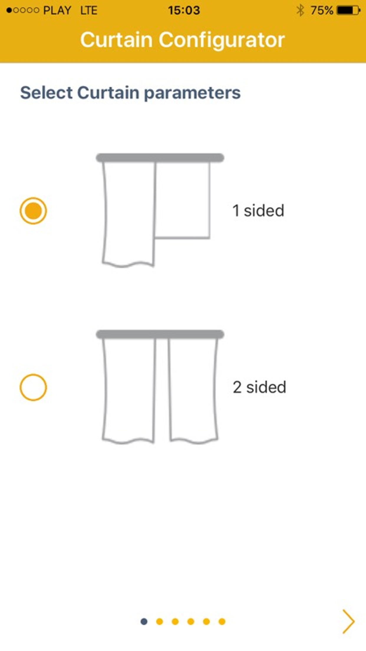 Somfy –  Curtain configurator