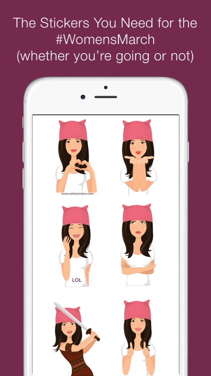 T’elle-Donna: Women's March Stickers