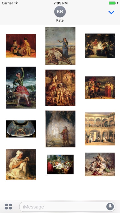 Theodore Chasseriau Artworks Stickers
