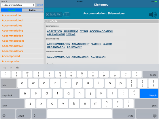 Screenshot #5 pour Dizionario Italiano libero