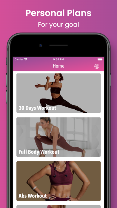 Workout for Women: Fitness Screenshot