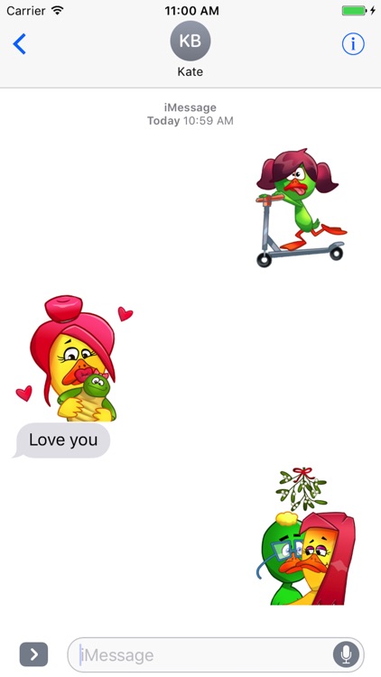 Ducks in a Row Stickers screenshot-3