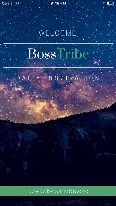 Screenshot #1 pour BossTribe - Daily Inspiration