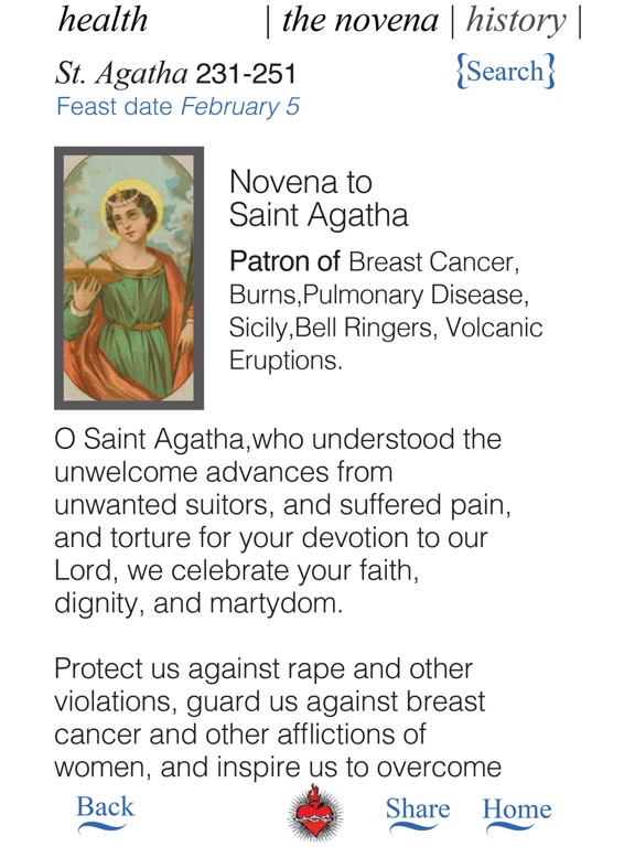 Novena iPad screenshot 5 - Lifestyle app