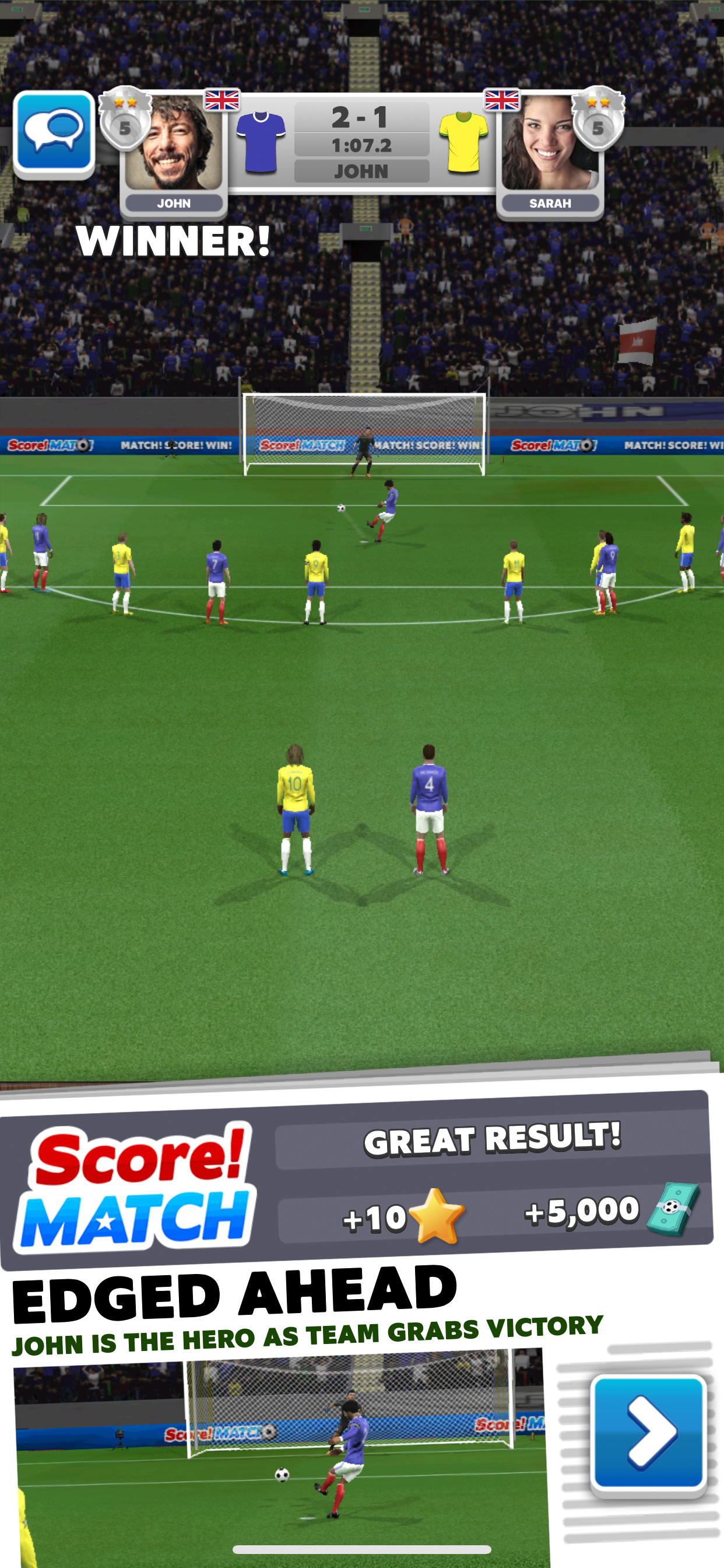 Score! Match - PvP Soccer