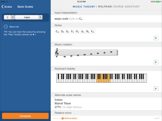 Screenshot #5 pour Wolfram Music Theory Course Assistant