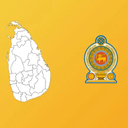 Sri Lanka District Maps and Capitals Cheats