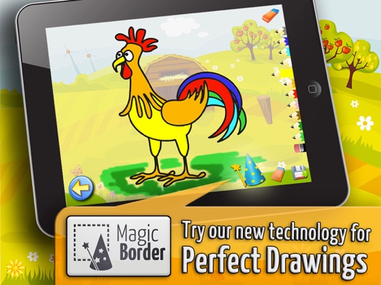 The Farm - Paint & Animal Sounds Games for Toddler iPad app afbeelding 2