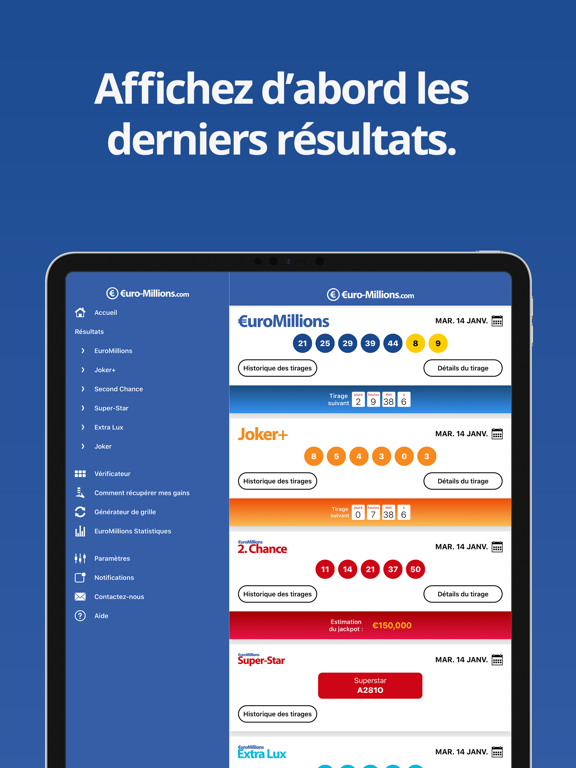 Screenshot #4 pour EuroMillions (Française)