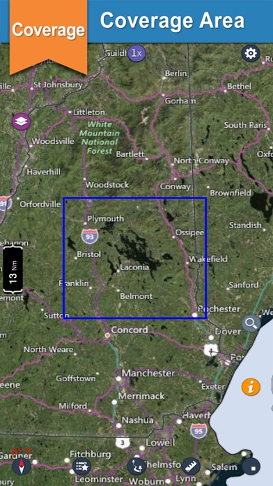 Lake Winnipesaukee offline chart for boatersのおすすめ画像1