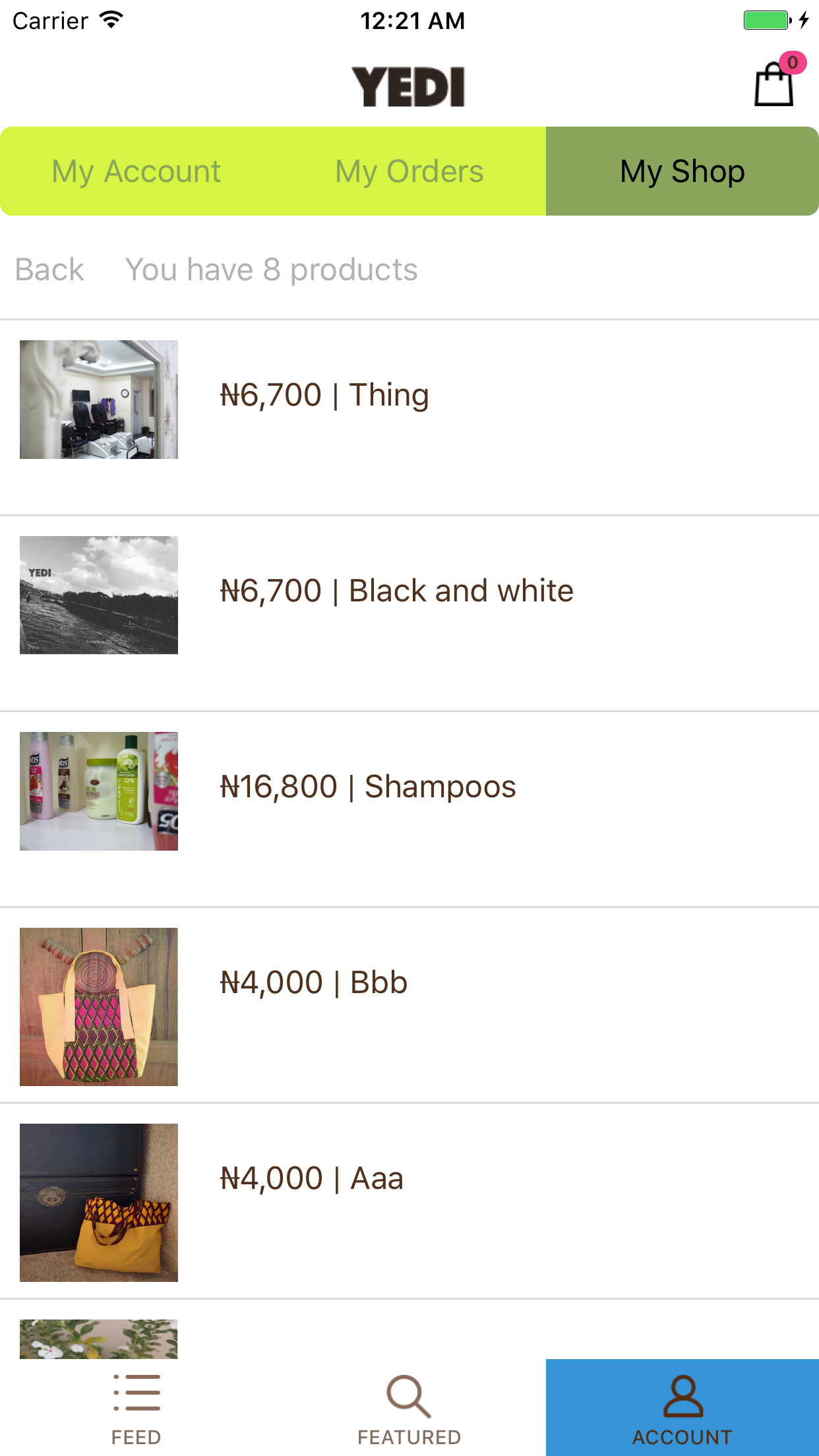 Yedi App screenshot 4