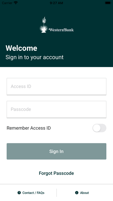 Western Bank Screenshot