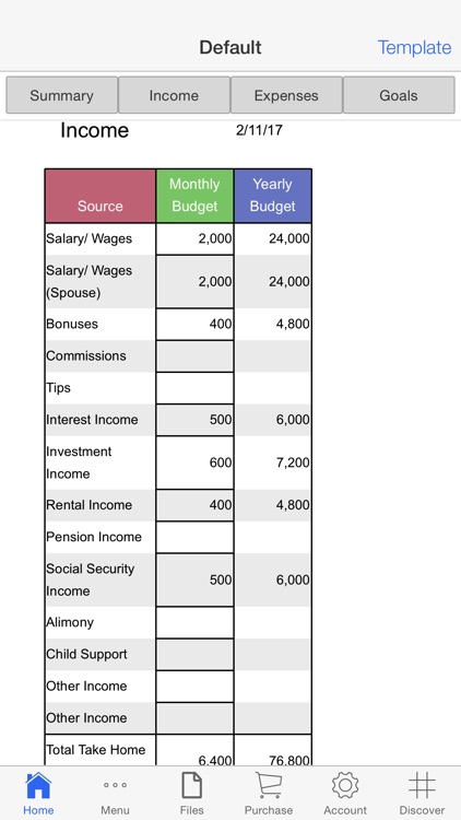 Personal Budget Pro