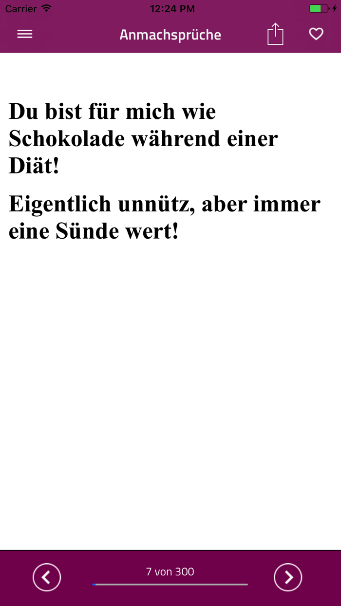 Lustige Anmachsprüche - Lite