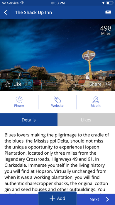 Visit Clarksdale Screenshot