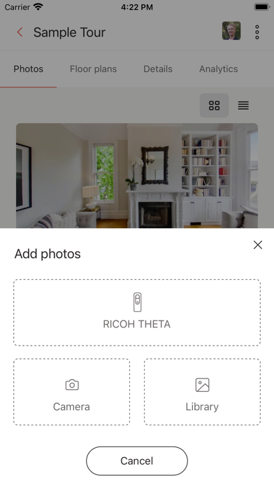 RICOH360 Tours Screenshot