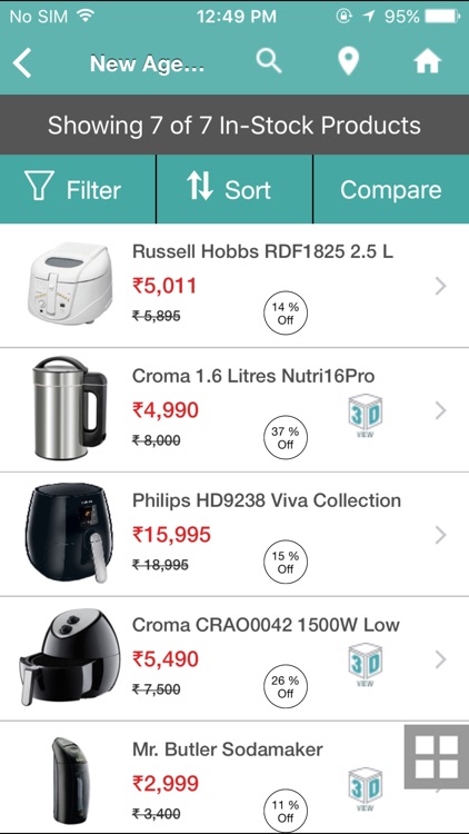 Croma-Electronics Shopping App