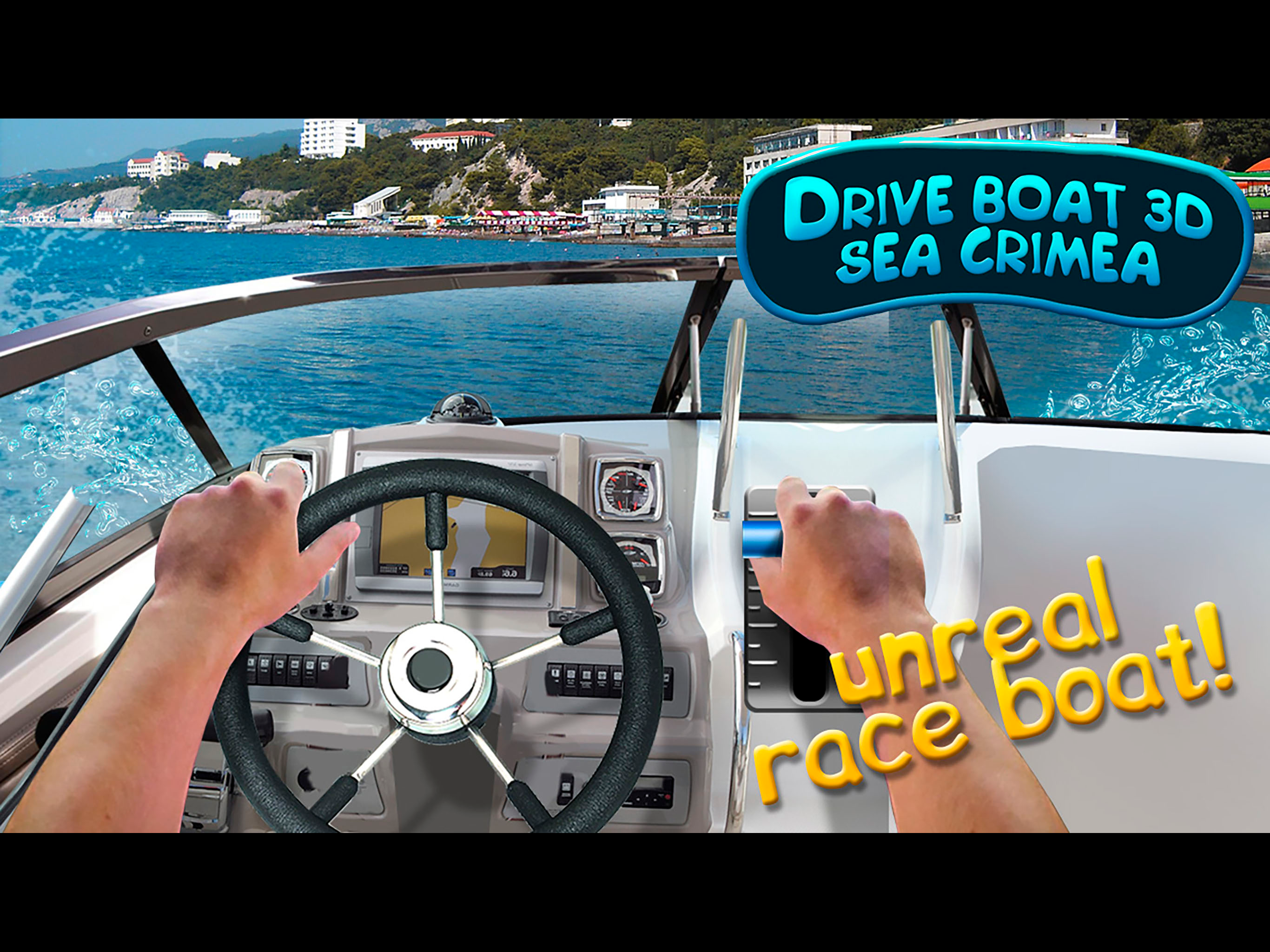 Drive Boat 3D Sea Crimea
