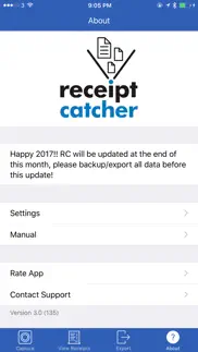 How to cancel & delete receipt catcher 1
