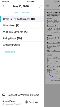 Charts by WorshipTools screenshot 3