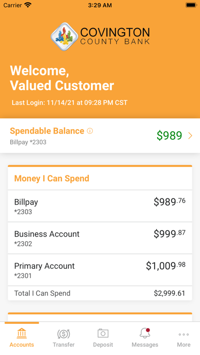 Covington County Bank Mobile Screenshot