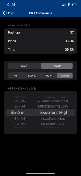 Game screenshot Navy PRT Calculator Mk2 apk