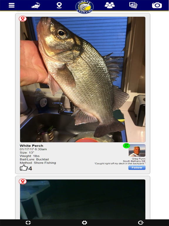 Great Anglers iPad screenshot 5 - Social Networking app