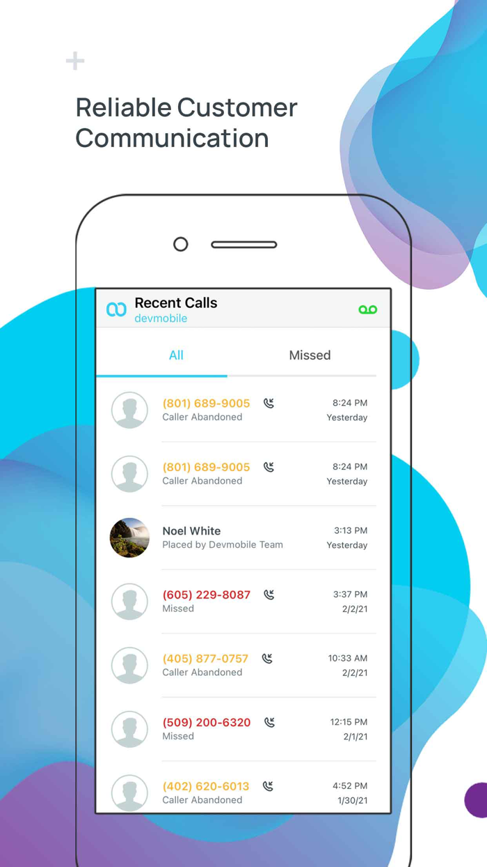 Weave - Text, Call  Schedule