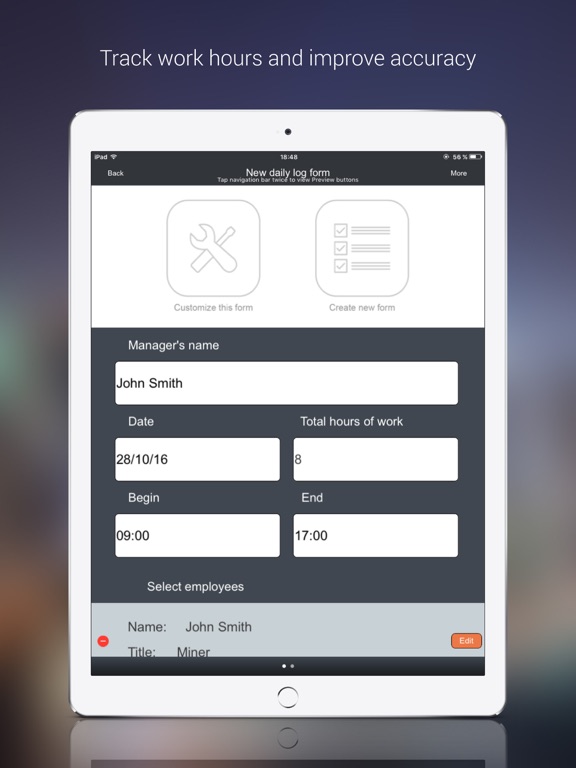 Screenshot #5 pour Mining Daily Log App