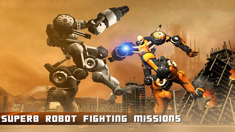 Futuristic Robot fight: Modern Steel World War