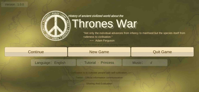 Thrones War Screenshot