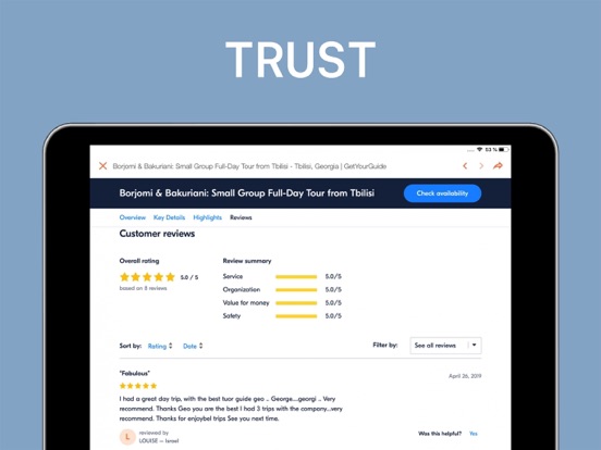 Tbilisi Travel Guide iPad screenshot 7 - Navigation app