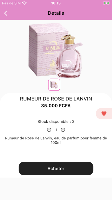 Accessoires mode Screenshot