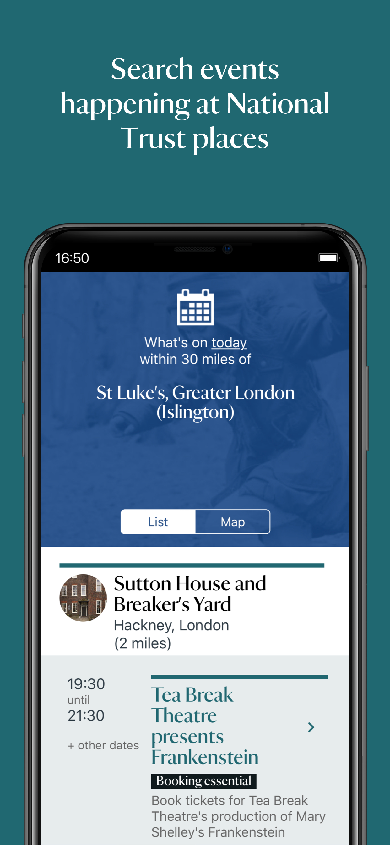 National Trust - Days Out App