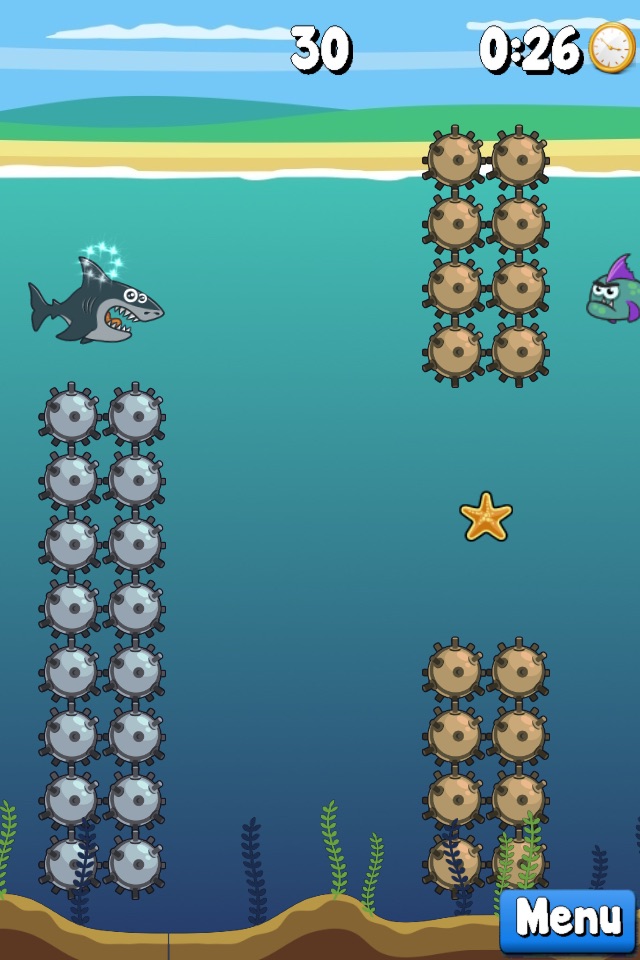 Splashy Sharky - Don’t get mines in endless road! screenshot 4