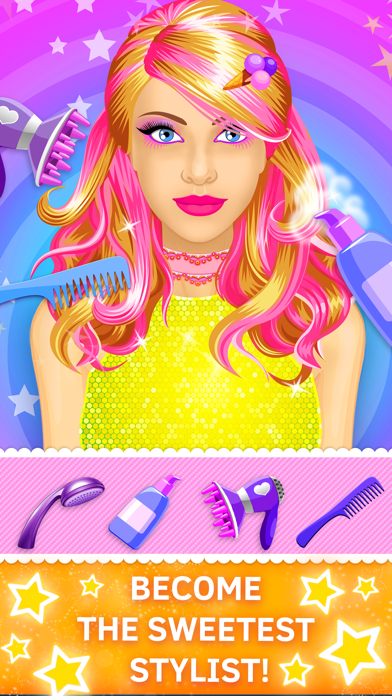 Candy Salon: Makeover Games for Girls iPhone screenshot