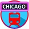 Icon Chicago CTA Train Bus Tracker