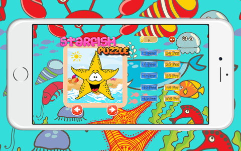Preschool Fish Puzzles and Fun Baby Games for kids screenshot 2