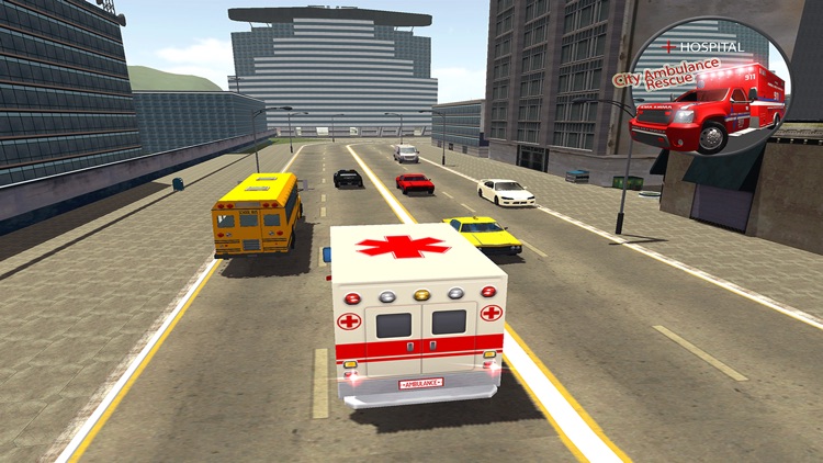 Ambulance Simulator- Rescue Drive In City screenshot-4