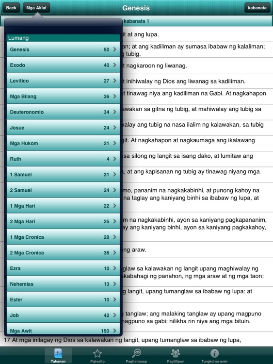 Holy Bible in Filipino for iPad screenshot-3