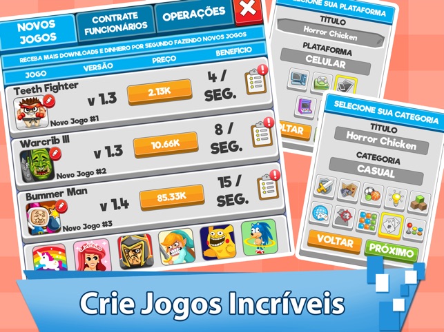 Video Game Tycoon – Crie Jogos na App Store
