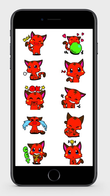 Devil Cat Stickers
