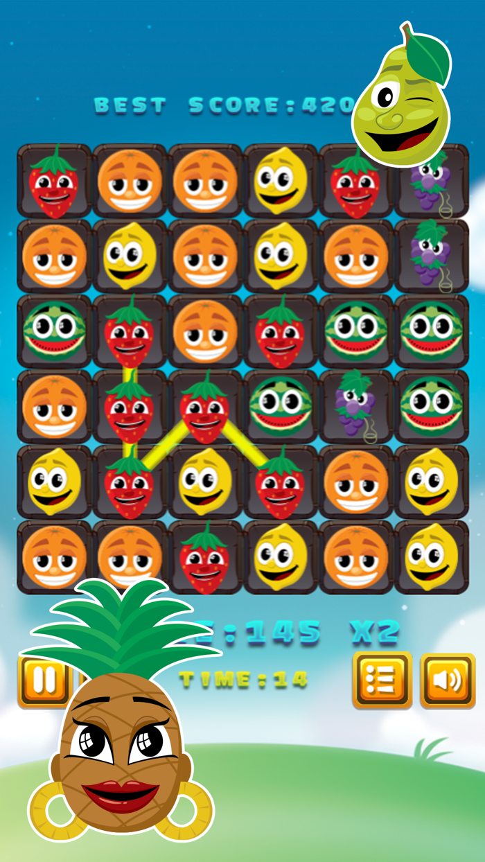 Fruit Blast Match 3 Puzzle Game