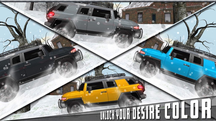 Snow Driving Simulator - FJ 4x4 Cruiser Driving