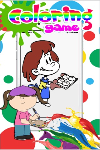 Paint Page Game Little Girls Version screenshot 2