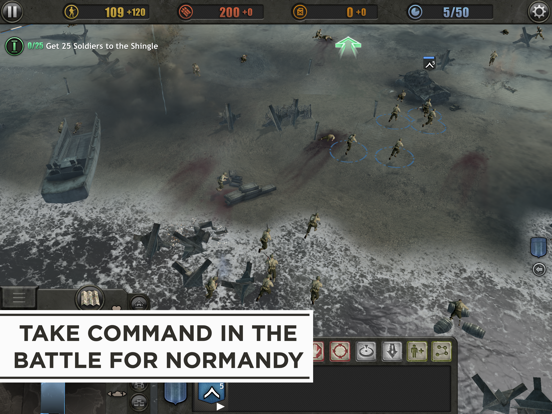 Company of Heroes iPad app afbeelding 2